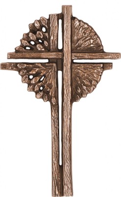 Schmuckkreuz Lebensbaum aus Bronze