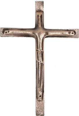Kreuz mit Korpus aus Bronze