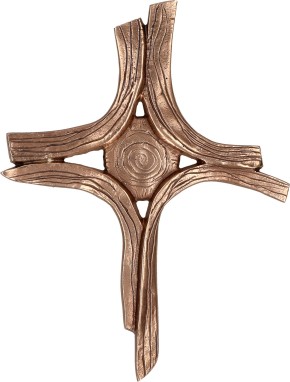 Bronzekreuz - Von der Mitte gehalten