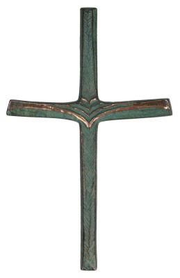 Wandkreuz aus Bronze