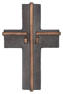 Wandkreuz aus Bronze