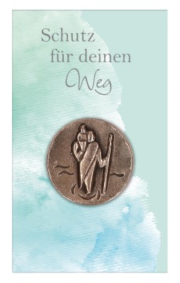Christophorus-Plakette - Komm gut Heim