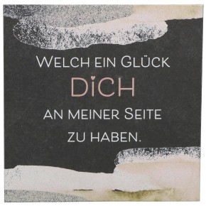 Schiefertafel - Glück