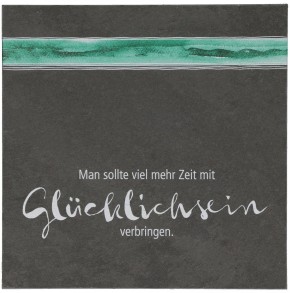 Schiefertafel - Glücklichsein