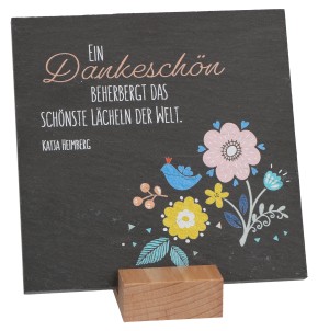 Schiefertafel - Ein Dankeschön