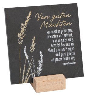 Schiefertafel - Von guten Mächten