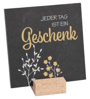 Schiefertafel - Jeder Tag...