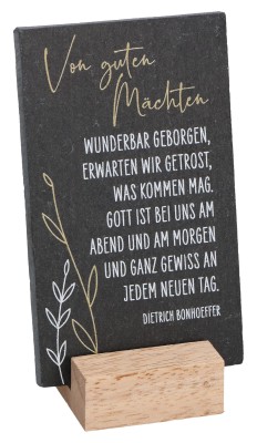 Schiefertafel - Von guten Mächten