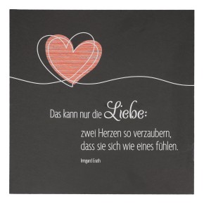 Schiefertafel - Die Liebe