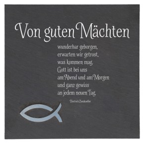 Schiefertafel - Von guten Mächten