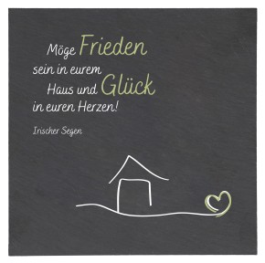 Schiefertafel - Haussegen