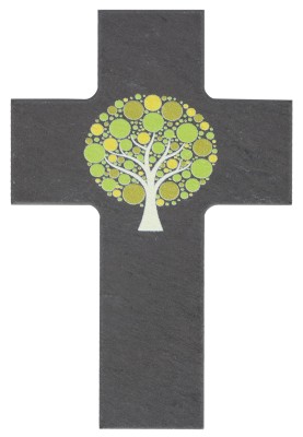Schieferkreuz - Lebensbaum