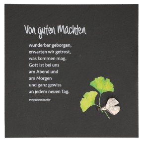 Schiefertafel - Von guten Mächten