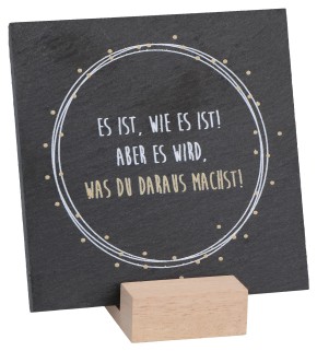 Schiefertafel - Zuversicht