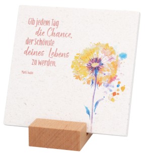 Natursteintafel - Die Chance