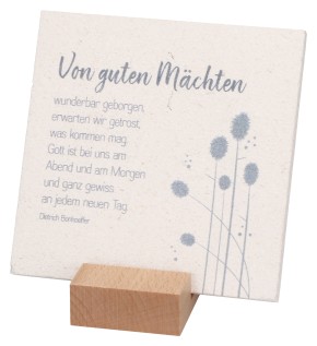 Natursteintafel - Von guten Mächten