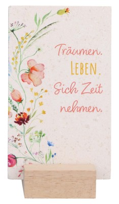 Natursteintafel - Achtsamkeit