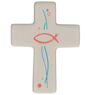 FeinbetonMagnet-Kreuz - Gott segne und behüte dich