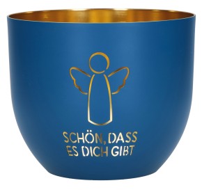 Metallwindlicht - Schön, dass es dich gibt
