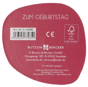 Engelfigur aus Metall - Engel zum Geburtstag