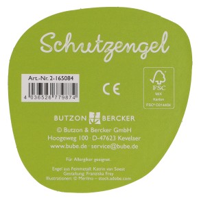 Engelfigur aus Metall - Schutzengel