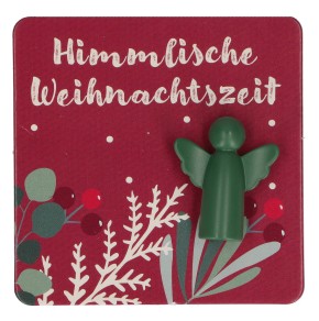 Engelfigur aus Metall - Himmlische Weihnachtszeit