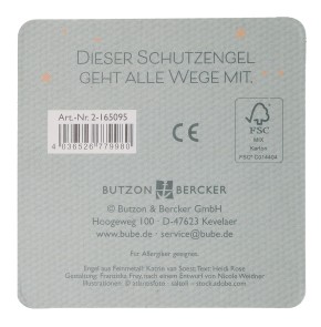 Engelfigur aus Metall - Von Herzen
