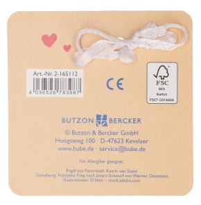 Engelfigur aus Metall - Alles Liebe