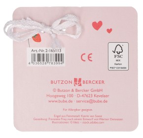 Engelfigur aus Metall - Von Herzen für dich