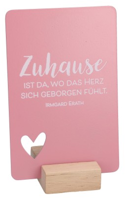Metalltafel zum Aufstellen - Zuhause
