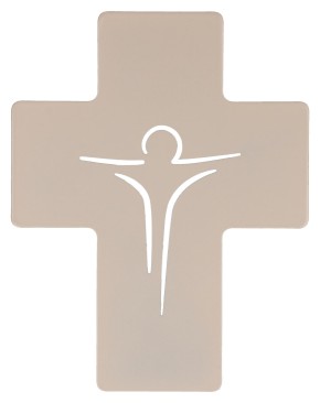 Kreuz aus Metall - Christus