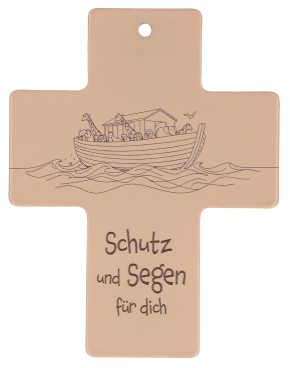 Symbolkreuz aus Metall - Arche Noah