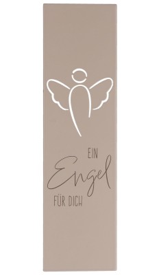 Edelstahltafel zum Aufhängen - Ein Engel für dich