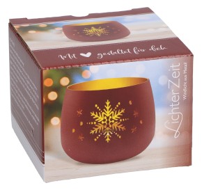 Metallwindlicht - Winterzeit