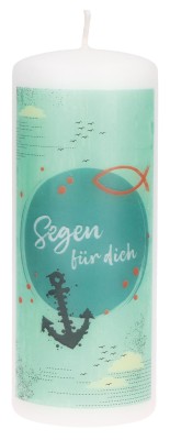 Stumpenkerze - Segen für dich