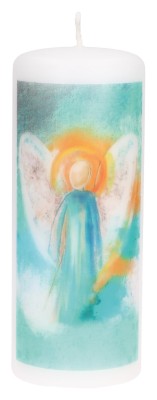 Stumpenkerze - Schutzengel