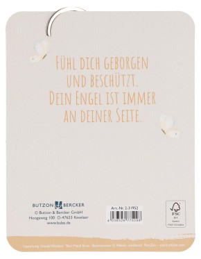 Holz-Schlüsselanhänger - Kleiner Begleiter