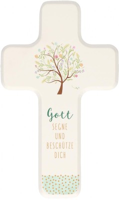 Kinderholzkreuz Gott segne und beschütze dich