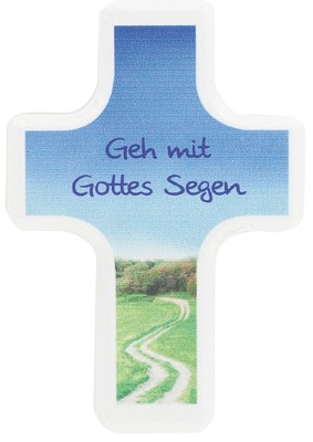 Handschmeichlerkreuz Geh mit Gottes Segen