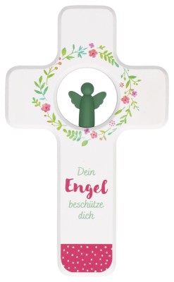 Kinderholzkreuz - Dein Engel beschütze dich