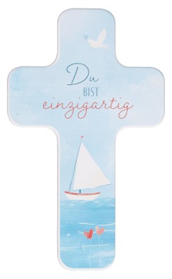 Kinderholzkreuz - Du bist einzigartig