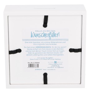 Bilderrahmen-Spardose - Wunscherfüller