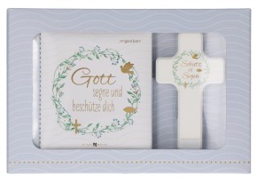 Geschenkset zur Taufe - Gott segne und beschütze dich