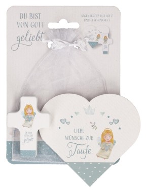 Geschenkset zur Taufe - Du bist von Gott geliebt