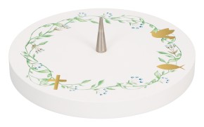 Symbolleuchter aus Buchenholz