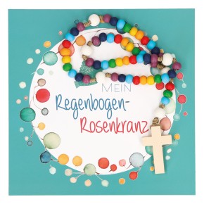 Geschenkset - Mein Regenbogen Rosenkranz