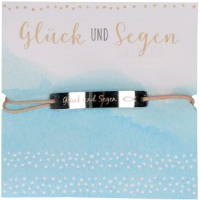 Textil-Armband - Glück und Segen