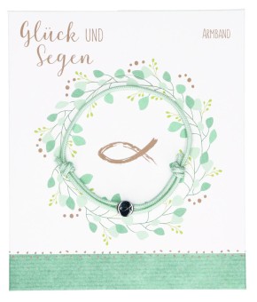 Textil-Armband - Glück und Segen