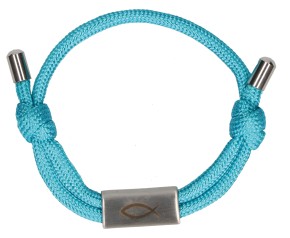 Textil-Armband - Mit Jesus auf dem Weg