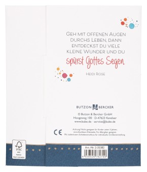 Textil-Armband - Gottes Segen begleite dich